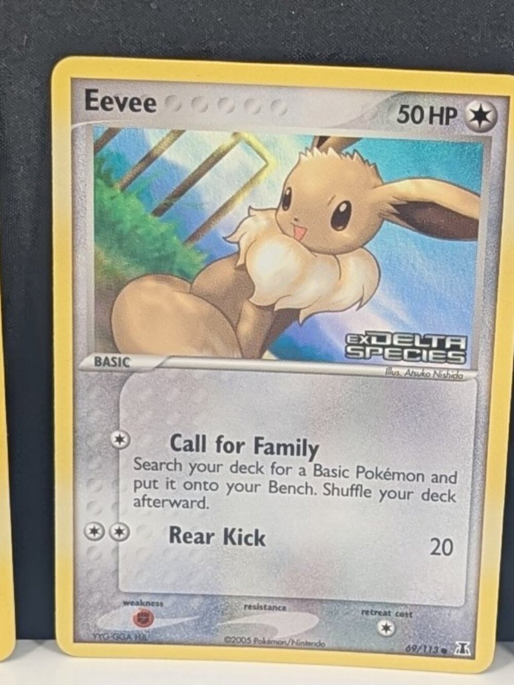 Lot of three Pokémon Holofoil cards Nice featuring one Power Keeper card Nice